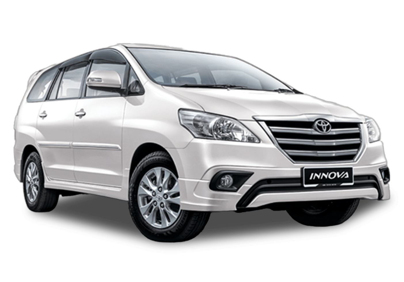 Innova Crysta premium vehicle for long trips and airport travel